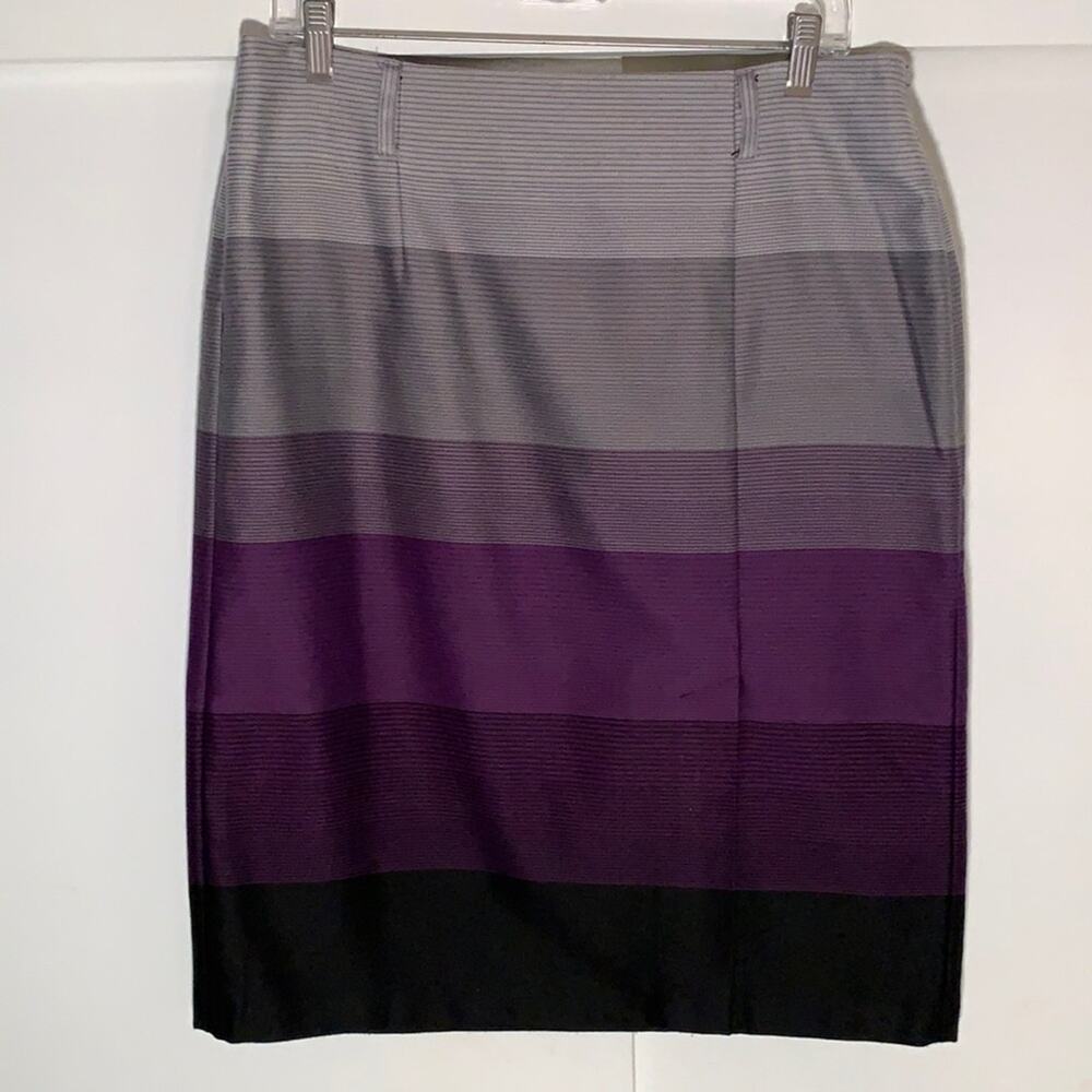 Grey, purple, black‎ ombre skirt